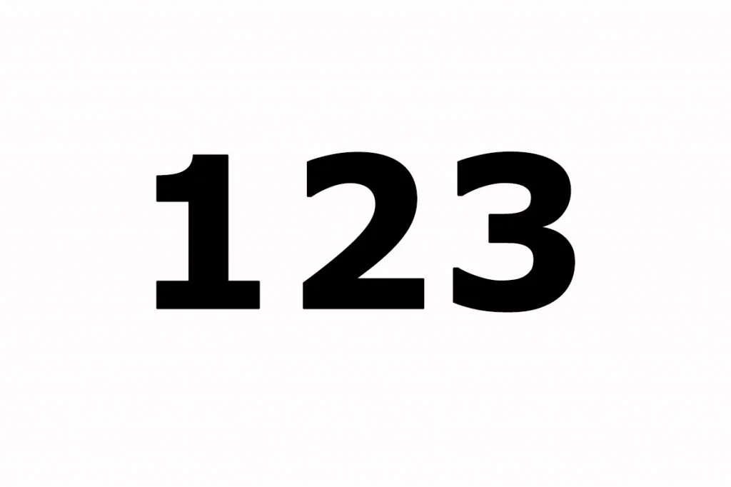 Black Vinyl Door Number 2” x 12” Applied to the door during manufacturing