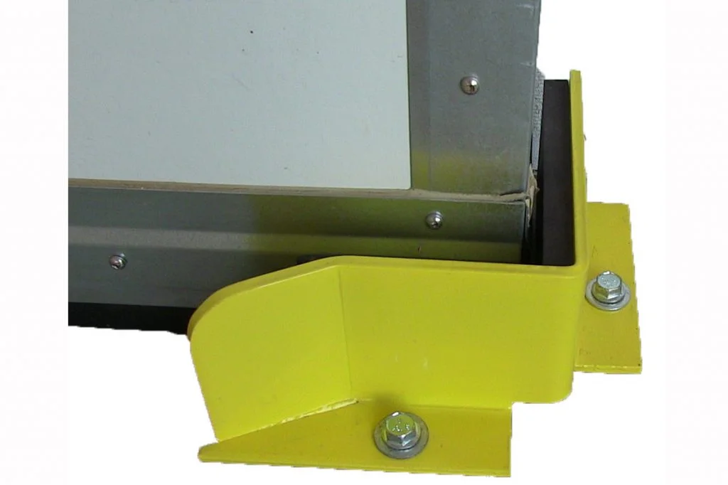 Yellow powder coated Floor Shoe #CS039